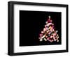 Multicolored Lights on Christmas Tree-null-Framed Giclee Print