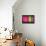 Multicolored Lines 34-Lappenno-Framed Stretched Canvas displayed on a wall