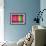 Multicolored Lines 34-Lappenno-Framed Art Print displayed on a wall