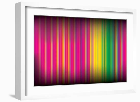 Multicolored Lines 34-Lappenno-Framed Art Print