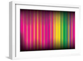 Multicolored Lines 34-Lappenno-Framed Art Print