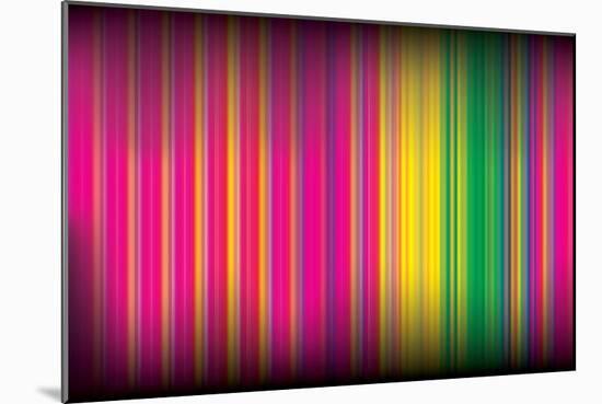 Multicolored Lines 34-Lappenno-Mounted Art Print