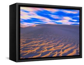 Multicolored Sky over Sand Dunes-Cindy Kassab-Framed Stretched Canvas