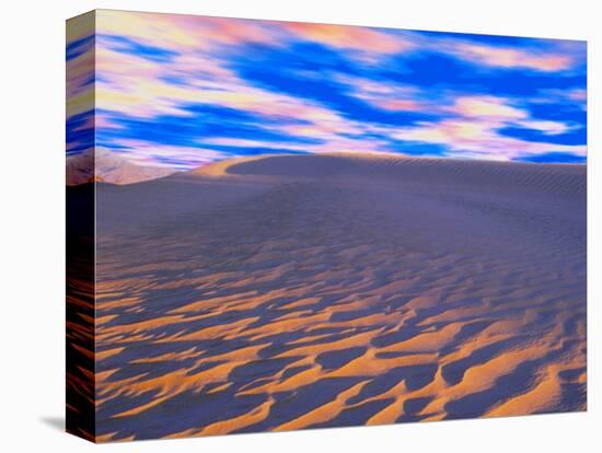 Multicolored Sky over Sand Dunes-Cindy Kassab-Stretched Canvas