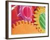 Multicolored Watch Gears-Micro Discovery-Framed Photographic Print