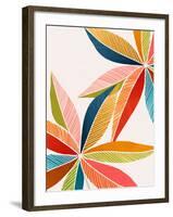 Multicolorful-Modern Tropical-Framed Art Print