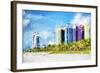 Multicoloured - In the Style of Oil Painting-Philippe Hugonnard-Framed Giclee Print