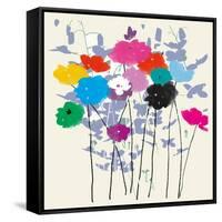 Multicoloured Meadow-Jenny Frean-Framed Stretched Canvas
