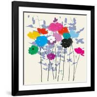 Multicoloured Meadow-Jenny Frean-Framed Giclee Print