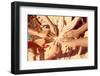 Multicultural Childrens Hands in a Circle. Instagram Effect-soupstock-Framed Photographic Print