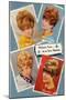 Multiple 60s Hairstyles-null-Mounted Art Print