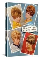 Multiple 60s Hairstyles-null-Stretched Canvas