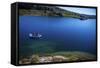 Multiple Anglers Fly Fishing Remote Lake in Patagonia, Argentina-Matt Jones-Framed Stretched Canvas