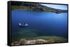 Multiple Anglers Fly Fishing Remote Lake in Patagonia, Argentina-Matt Jones-Framed Stretched Canvas