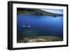 Multiple Anglers Fly Fishing Remote Lake in Patagonia, Argentina-Matt Jones-Framed Photographic Print