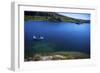 Multiple Anglers Fly Fishing Remote Lake in Patagonia, Argentina-Matt Jones-Framed Photographic Print