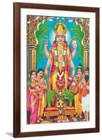 Multiple-Armed Hindu God-null-Framed Art Print