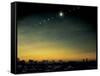 Multiple Exposure Image of All Stages of Eclipse of the Sun over Winnipeg-Henry Groskinsky-Framed Stretched Canvas