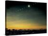 Multiple Exposure Image of All Stages of Eclipse of the Sun over Winnipeg-Henry Groskinsky-Stretched Canvas