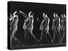 Multiple Exposure of Alfred Hitchcock-Gjon Mili-Stretched Canvas