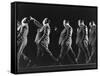 Multiple Exposure of Alfred Hitchcock-Gjon Mili-Framed Stretched Canvas