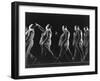 Multiple Exposure of Alfred Hitchcock-Gjon Mili-Framed Premium Photographic Print