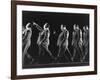 Multiple Exposure of Alfred Hitchcock-Gjon Mili-Framed Premium Photographic Print