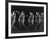 Multiple Exposure of Alfred Hitchcock-Gjon Mili-Framed Premium Photographic Print