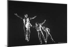 Multiple Exposure of Antony Blum in New York City Ballet Production of Dances at a Gathering-Gjon Mili-Mounted Photographic Print