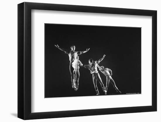 Multiple Exposure of Antony Blum in New York City Ballet Production of Dances at a Gathering-Gjon Mili-Framed Photographic Print