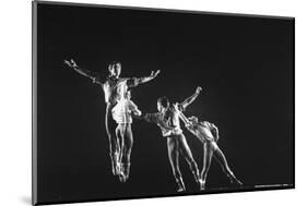 Multiple Exposure of Antony Blum in New York City Ballet Production of Dances at a Gathering-Gjon Mili-Mounted Photographic Print