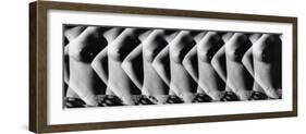 Multiple Exposure of Nude Female Torso-Gjon Mili-Framed Photographic Print