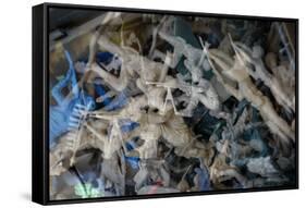 Multiple exposures of toy army men-null-Framed Stretched Canvas