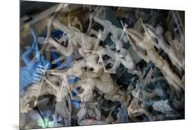 Multiple exposures of toy army men-null-Mounted Photo