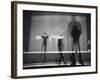 Multiple Image of Ballet Master George Balanchine Watching NYC Ballet Dancers Rehearse-Gjon Mili-Framed Premium Photographic Print