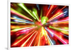 Multiple Lights Blur Background-STILLFX-Framed Art Print