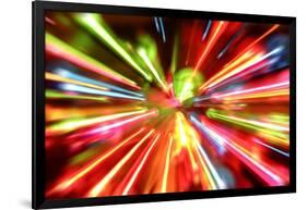 Multiple Lights Blur Background-STILLFX-Framed Art Print