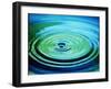 Multiple Ripples From a Water Drop-Adam Hart-Davis-Framed Photographic Print