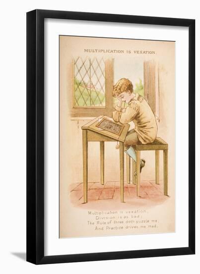 Multiplication Is Vexation, from 'Old Mother Goose's Rhymes and Tales', Published by Frederick…-Constance Haslewood-Framed Giclee Print