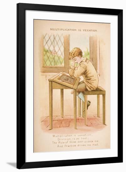 Multiplication Is Vexation, from 'Old Mother Goose's Rhymes and Tales', Published by Frederick…-Constance Haslewood-Framed Giclee Print