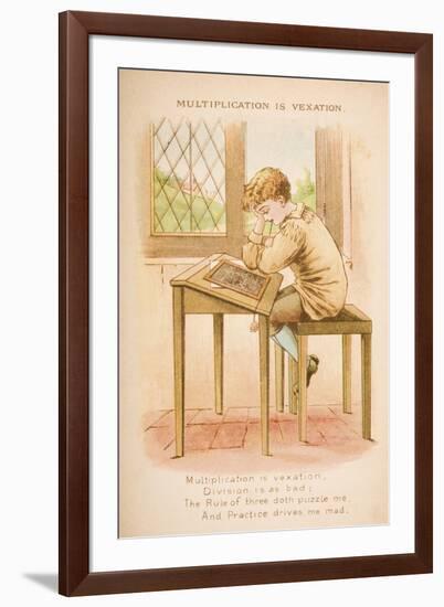 Multiplication Is Vexation, from 'Old Mother Goose's Rhymes and Tales', Published by Frederick…-Constance Haslewood-Framed Giclee Print