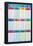 Multiplication Table Education Chart Poster-null-Framed Poster