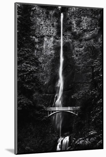 Multnomah Falls 1 mono-John Gusky-Mounted Photographic Print