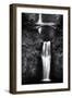 Multnomah Falls 2 Mono-John Gusky-Framed Photographic Print