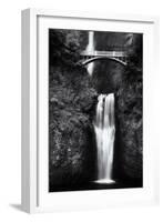 Multnomah Falls 2 Mono-John Gusky-Framed Photographic Print