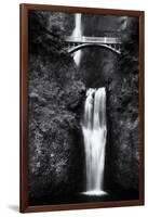 Multnomah Falls 2 Mono-John Gusky-Framed Photographic Print