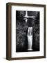 Multnomah Falls 2 Mono-John Gusky-Framed Photographic Print