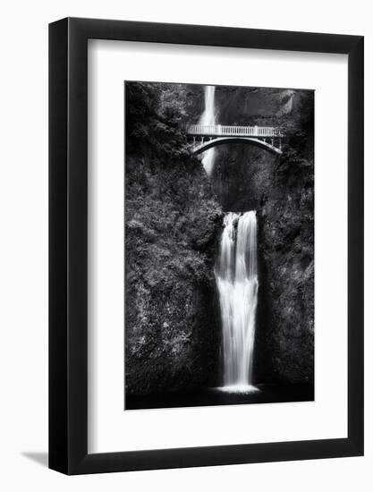 Multnomah Falls 2 Mono-John Gusky-Framed Photographic Print