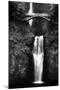 Multnomah Falls 2 Mono-John Gusky-Mounted Photographic Print