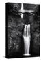 Multnomah Falls 2 Mono-John Gusky-Stretched Canvas
